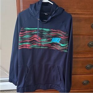 Nike Men's Navy Blue Hoodie